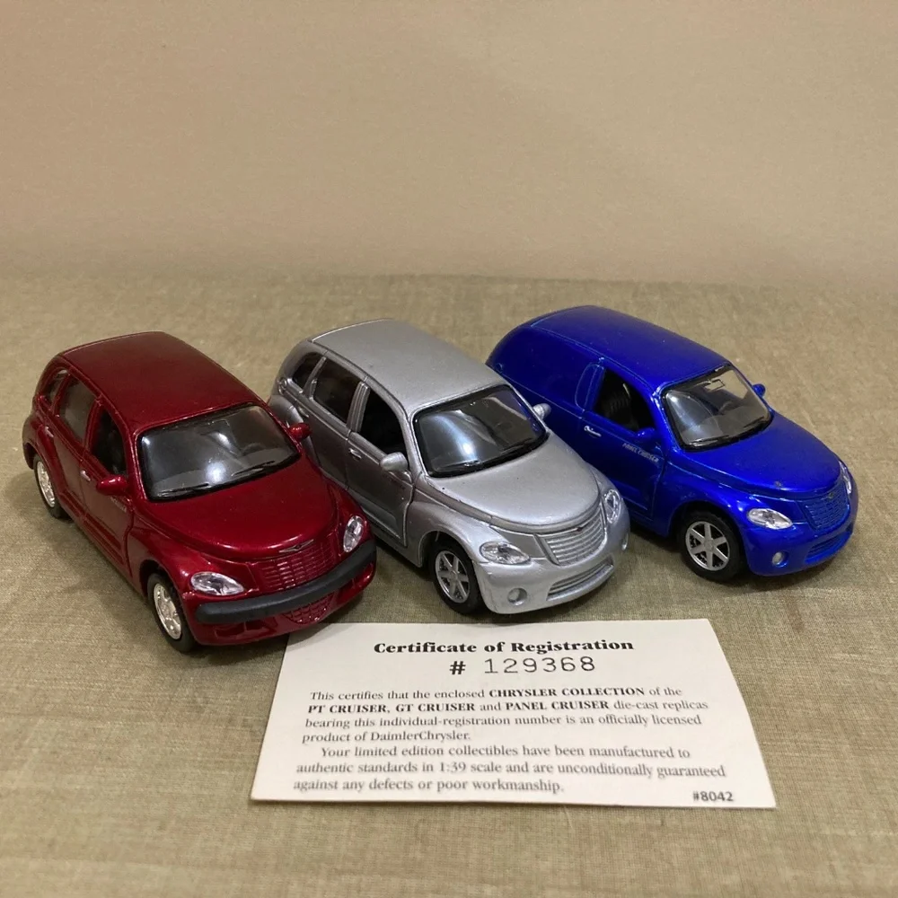 NWT Chrysler Collection PT Cruiser, GT Cruiser, Panel Cruiser,  1:39 sca…